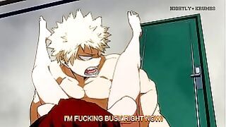 Boku No Hero Academia Uraraka And Bakugo Done By Nightly-Krumbs