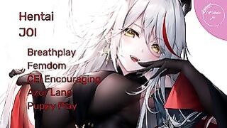 Hentai JOI – Oyuwari Treats You Like Her Puppy! Azur Lane, Breathplay, Strokebeats, Femdom, CEI