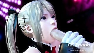 D Or Alive: Deep Blowjob By Cute Marie Rose