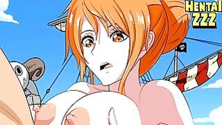 One Piece – Nami Gives Luffy A Titjob