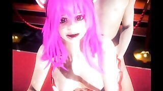 Fucking Her Ass 3D Monster