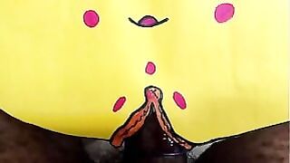 Dr. Stacey’s Yellow Alien Monster Girl Session !!!!