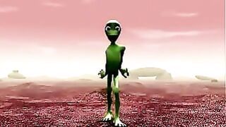 Green Alien Shaking Tasty