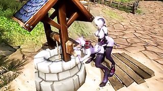 Draenei Futa Fucks Draenei Girl On The Wishing Well Warcraft Porn Parody