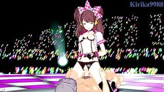 Rise Kujikawa And Yu Narukami Have Deep Fucking On A Live Stage. – Persona 4 Hentai