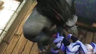 Draenei Has Sex With A Transforming Werewolf Warcraft Porn Parody