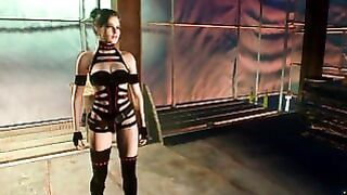 Resident Evil 3, Jill Sexy Police Black, Showcase