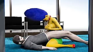 The Simpsons Inspired – Marge Simpsons Gets Creampied