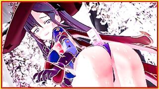 Genshin Impact – Mona She Masturbates