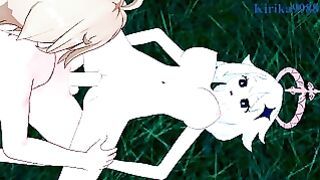 Paimon And Aether Have Intense Sex In A Meadow. – Genshin Impact Hentai