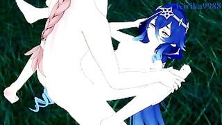 Layla And Aether Have Intense Sex In The Meadow. – Genshin Impact Hentai