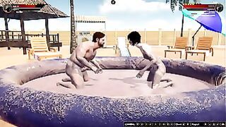 Ethan Vs Ruby Ii Naked Fighter 3D