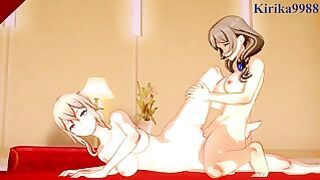 Jean Gunnhildr And Lisa Minci Have Intense Futanari Sex In The Bedroom. – Genshin Impact Hentai