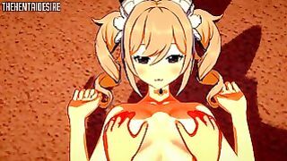 Submissibe Barbara Loves To Be Dominated Hentai Genshin Impact