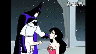Batman Pounding Wonder Woman’s Both Holes And Cum On Her Face Cartoon Porn