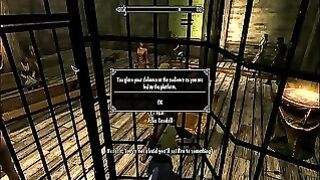 Skyrim Sex Aventure Lets Play Episode 1 I Escaped My Capters And Muderd Them