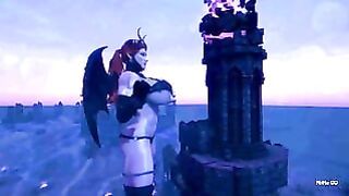 Growing Vampire Serana – Skyrim Giantess