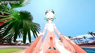 Naughty Sucrose Rides Your Dick Hentai Genshin Impact