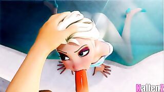 Frozen – Elsa Gets A Blowjob
