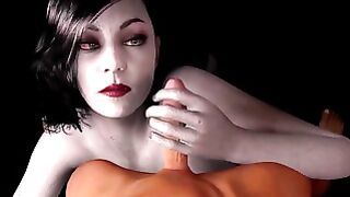 Alcina Dimitrescu Gives A Handjob In POV Resident Evil Village 3D Porn Parody