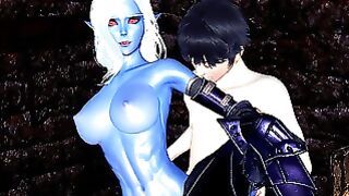 Warcraft Sylvana Windrunner Elf Deepthroat 3D Hentai