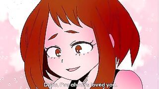 Uraraka Is Fucked By Midoriya After She Declares Her Love For Him