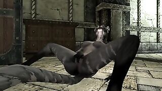 Skyrim Furry Threesome Fuck Furry
