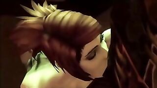 Undead Female Deep Throats Orc