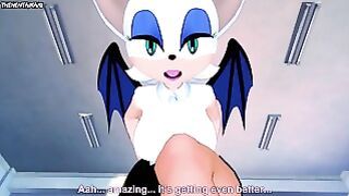 Rouge The Bat Sonic Feet Hentai POV