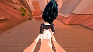 POV Fubuki Tatsumaki Me Muestra Su Culo Para Que No Pare Hasta Que La Llene De Semen