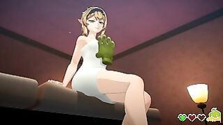 Orc Massage – Elfa Safada Recebendo Uma Massagem