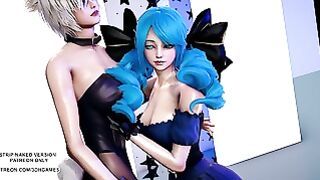 MMD Beast & Hyuna – Trouble Maker Hot Kpop Dance Gwen Riven 4K 60Fps