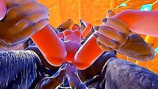 Two Furry Alien Fuck My Wife Double Anal