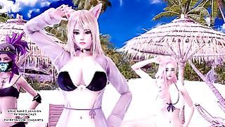 MMD Brave Girls – Chi Mat Ba Ram Ahri Kaisa Seraphine Kda Sexy Hot Dance League Of Legends Hentai