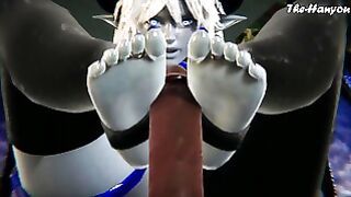 A Succubus Uses Her Feet In The Rain – Honey Select 2