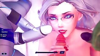 Subverse – Blonde With Glasses Gets Triple Facial, Furry Alien, Cyber Girl, Ship Captain