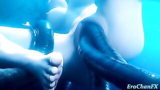 Tifa Underwater Tentacle Hentai!