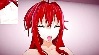 Dxd – Horny Rias Ride On Your Cock POV