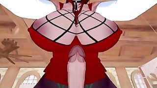 Konosuba – Futa Sylvia Invite You To Sex Session Male Taker POV Swap