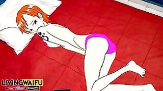 Nami – One Piece 2D Real World Anime Part 1 Big Japanese Ass Booty Masturbation Cosplay Hentai Neko