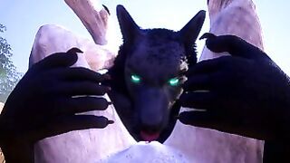 Rahn The Wolf Makes Love With Rasha Wolf By The Ocean POV & Cum Shots Wild Life