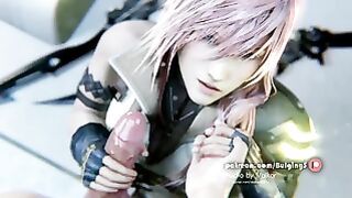 Final Fantasy Lightning Jerk Off