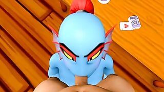 Undertale Undyne Blowjob To A White Guy