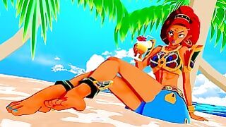 Dreamlike Time With Urbosa The Legend Of Zelda Breath Of The Wild Hentai