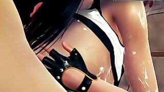 Tifa Cosplay Spagnola Tette Cartoni Animati Porno Anime 3D Animation