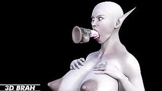 3D Hentai Alien Sucking Dick So Good If Real Women Could Do It Would Start World Peace
