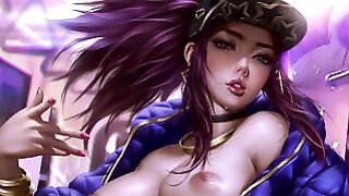 K/Da Akali Tests Your Endurance! League Of Legends Multiple Endings, Challenge, Edge – Hentai JOI