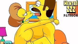 Flanders Fucks Ms Krabappel The Simpsons