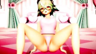 MMD Genshin Impact Sucrose Ass Dance