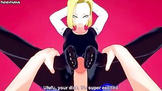 Hentai POV Feet Android 18 Dragon Ball